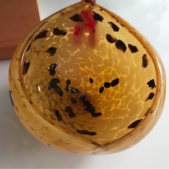 Art Glass Chicken Vase yellow vintage Murano  Style - Picture 2 of 5